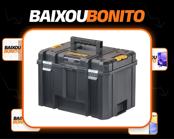 Caixa Organizadora de Ferramentas Dewalt Modelo DWST17806 Capacidade de 28L 1 Compartimento