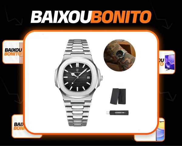 Relógio Poedagar De Luxo Com Caixa