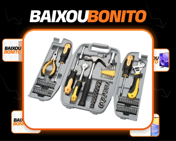 Maletas De Ferramentas C/ 78 Pç 9gd - Eda