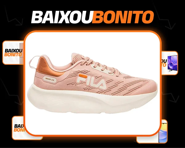 Tênis Fila Feminino Maxxi Lite Caminhada Leve Confortável