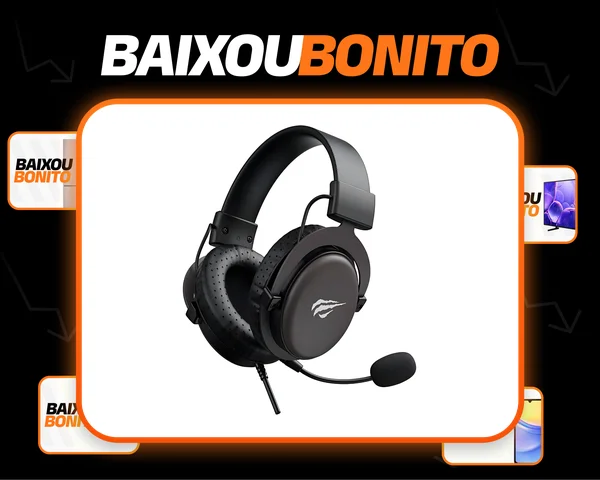 Fone de Ouvido Gamer Headset Havit H2015d Pc Consoles color negro