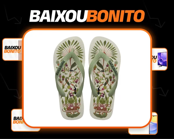 Chinelo Havaianas Farm Floresta Doce