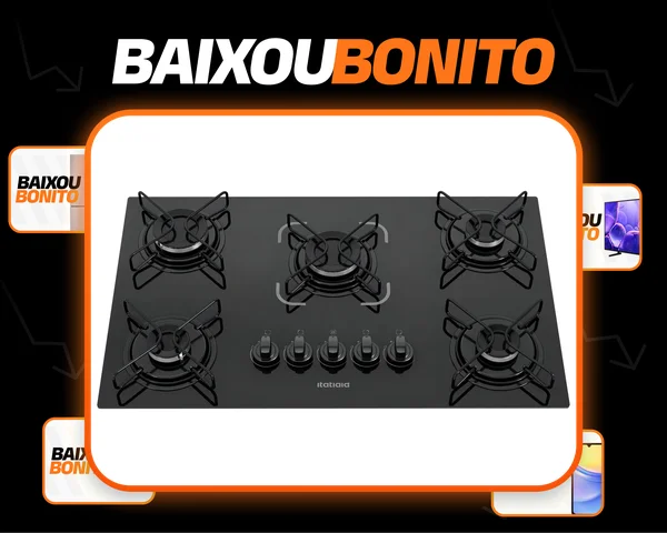 Cooktop Itatiaia Essencial 5 Bocas - Bivolt