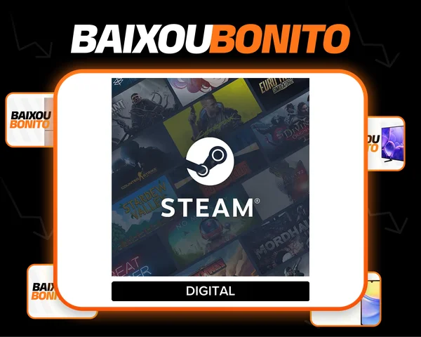 Gift card Steam R$200 (Digital)