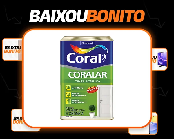 Tinta Coralar Acrílica Anti Mofo Coral Escolha Sua Cor!!