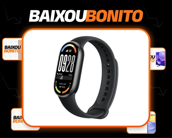 Relógio Smartwatch Xiaomi Band 10 1.72 Amoled Bluetooth 5atm Resistance Midnight Black