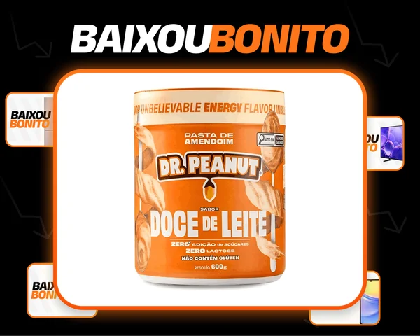 Pasta De Amendoim Com Whey Protein - 600g - Dr. Peanut
