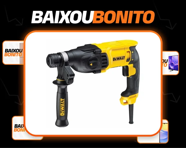 Martelete Eletropneumático Dewalt Modelo D25133K Potência 800W