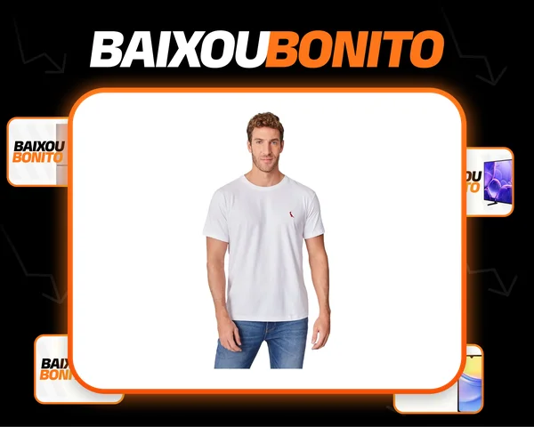 Camiseta R Brasa Pica Pau Bordado Reserva