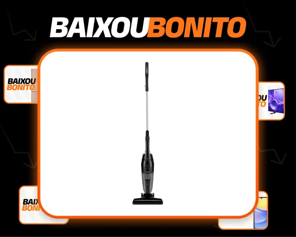 Aspirador De Pó Vertical Home Perfect Clean 1200W 1L Preto E Cinza Elgin