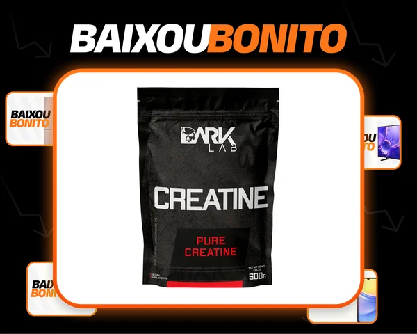 Creatina Monohidratada Pura 500g Dark Lab Unidade Sem Sabor