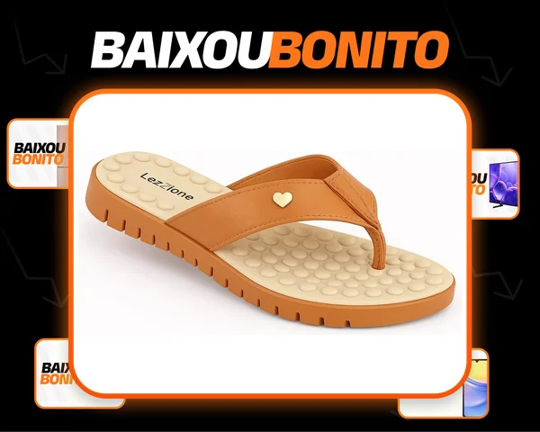 Chinelo Feminino Tamanco Ortopedica Confort Massageadora