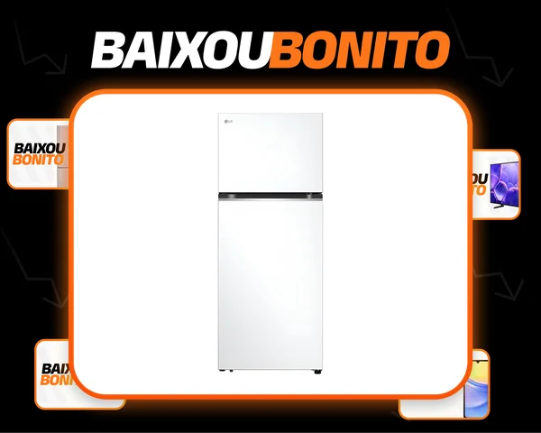 Geladeira LG Duplex 395l Frost Free Inverter Branca Branco