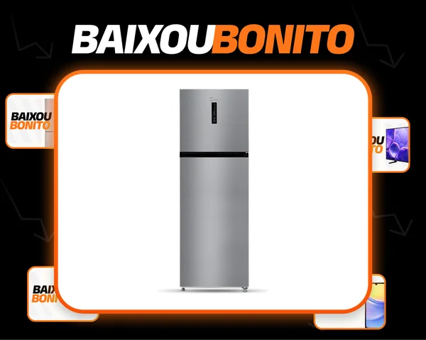 Geladeira Frost Free Duplex 347l Smartsensor Cor Prata Mide
