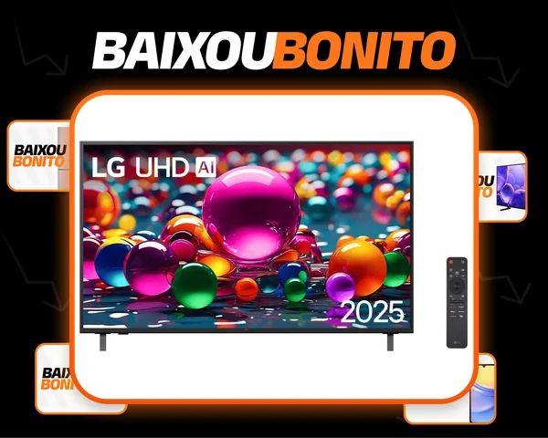 Smart TV Profissional 4K 55" LG UHD 55AU801 Processador α7 AI Ger8 Super Upscaling Google Cast Alexa Integrado Controle AI Smart Magic WebOS 25