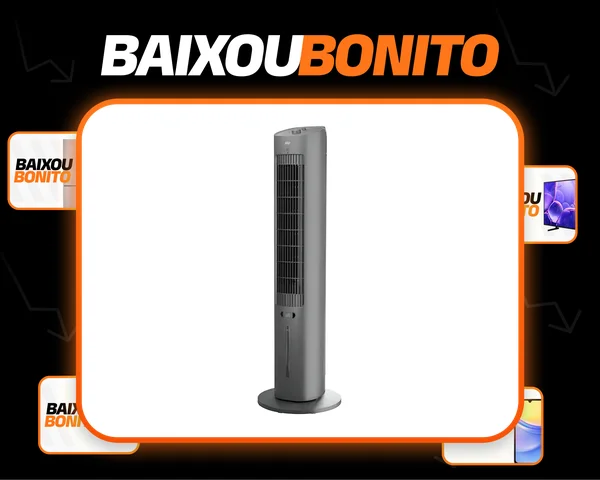 Climatizador De Ar Wap Air Fresh 4 Em 1 De Torre Cor Cinza