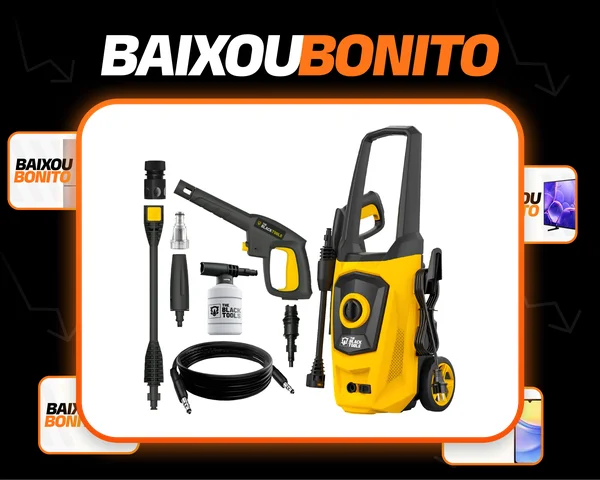 Lavadora De Alta Pressão 1500w Portátil Turbo 1750psi