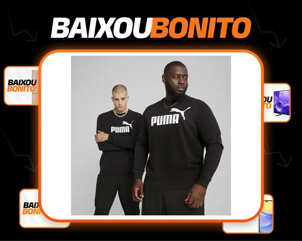 Blusa De Moletom Essentials No. 1 Logo Masculino Puma