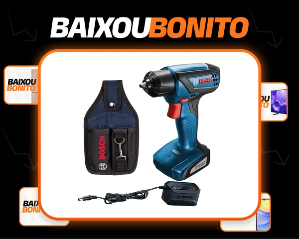 Parafusadeira Bosch Gsr 1000 Smart 12v + Cinturão Porta-ferramentas