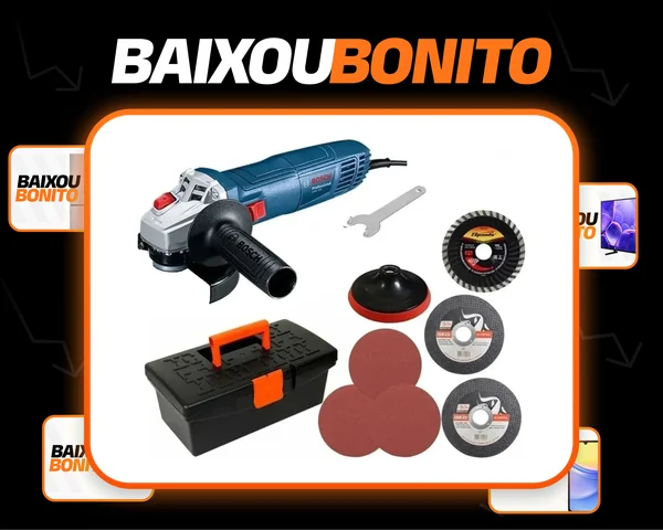 Esmerilhadeira Angular 4 1/2 710w Bosch Gws 700 + Acessórios