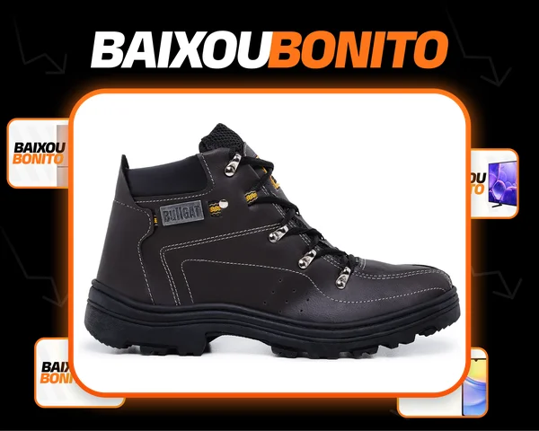 Bota Coturno Adventure Masculino Motoqueiro Cano Médio