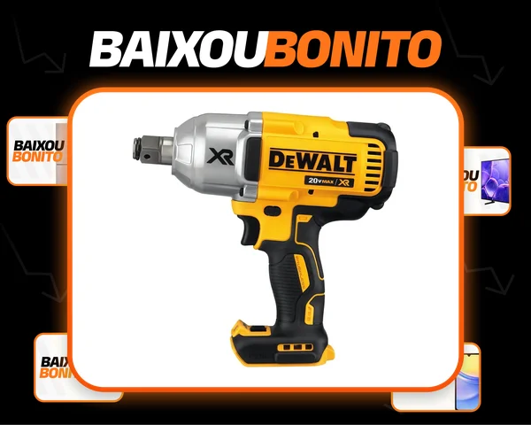 Chave De Impacto Dewalt Modelo DCF897B À Bateria Amarillo