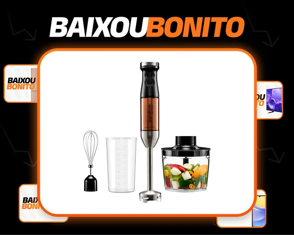 Mixer Gradiente Cobre Collection PGMX402 Bronze E Preto Aço Inoxidável 600W