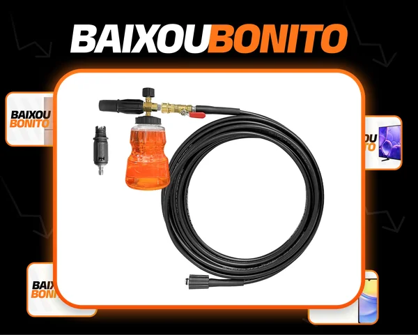 Snowfoam Bico Engate Rápido Mangueira 10m Wap Eco Wash 2350