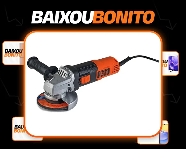 Esmerilhadeira Angular 115mm Black Decker Modelo G720X Potência 920W