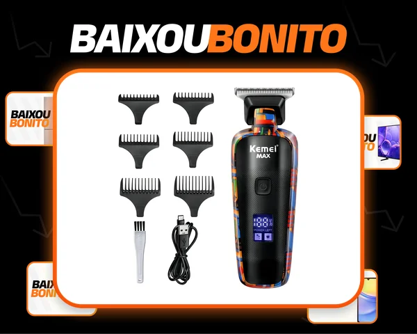 Maquina De Acabamento Profissional Kemei Km Max 5090