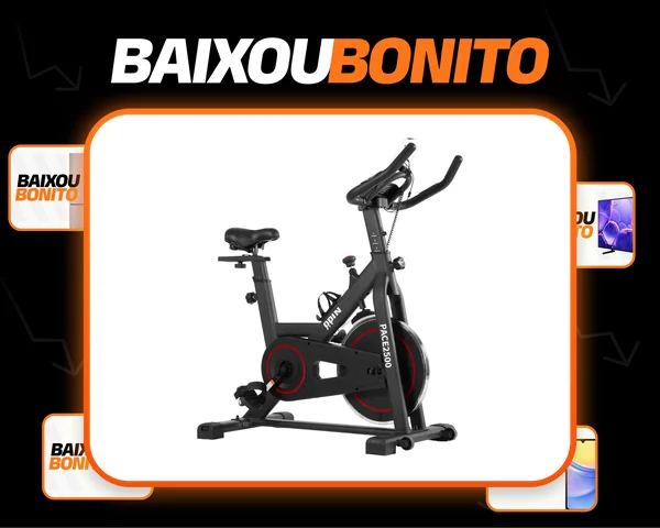 Bicicleta Ergométrica Para Spinning Mecanica 6kg Odin Fit Cor Preto e Vermelho