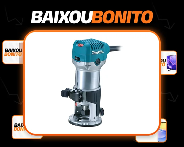 Tupia Laminadora 6 Mm 710w Rt0700c - Makita 110v