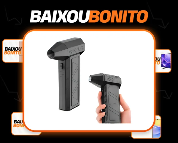 Ventilador Soprador De Ar Turbo 130000 Rpm Sem Fio Portátil Sortido