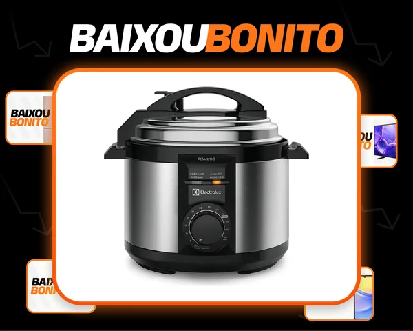 Panela De Pressão Elétrica Electrolux Pce15 3 Litros Cor Inox Preta