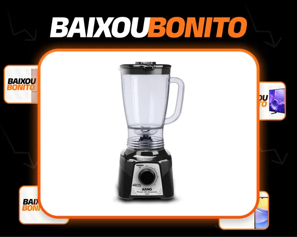 Liquidificador Arno Power Mix Essential Preto Lq19 | Arno