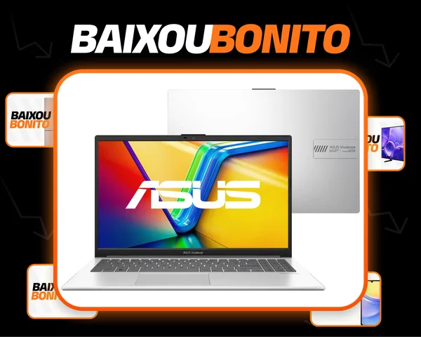 Notebook Asus Vivobook Go 15 E1504ga Intel Core I3 N305 4gb Ram 128gb Ssd Windows 11 Tela 15,6 Fhd Silver - Nj440w