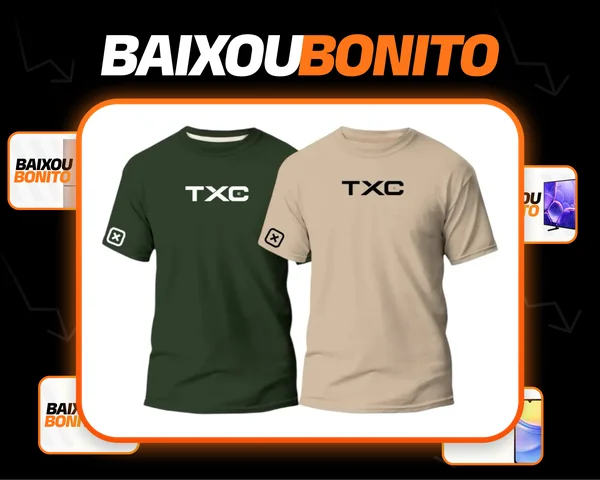 Kit 2 Camisetas Premium 100%algodão Básica Country Rodeio