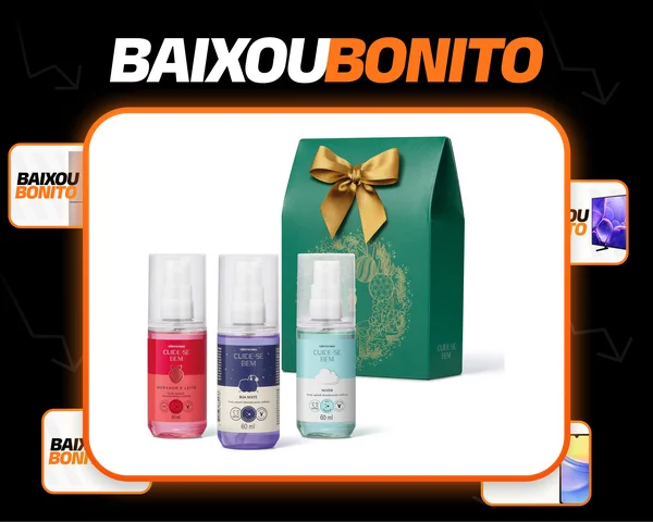 O Boticário Cuide-se Bem Kit Presente Mini Splashes (3 Itens)