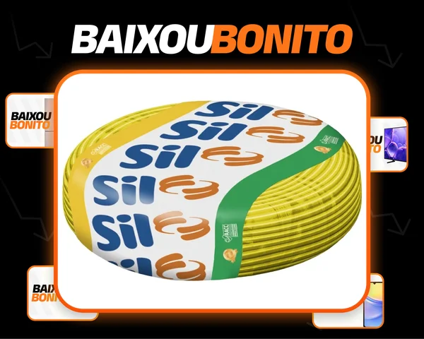 Cabo Flexivel 1,5mm Amarelo 100m - Sil