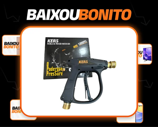 Pistola Lavadora De Alta Automotiva Pressao Kers Water Gun