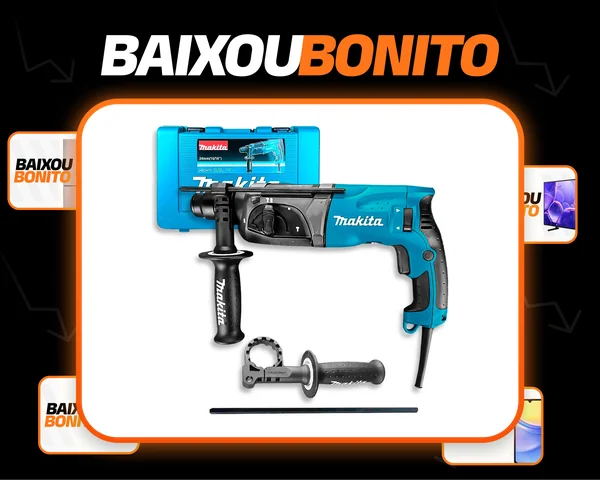 Martelete Rompedor Hr2470 Makita 800w 24mm P/ Construção Cor Azul-petróleo Frequência 60Hz