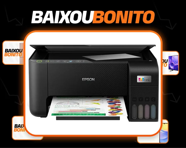 Multifuncional Tanque De Tinta Epson Ecotank L3250 Wireless Preto Bivolt
