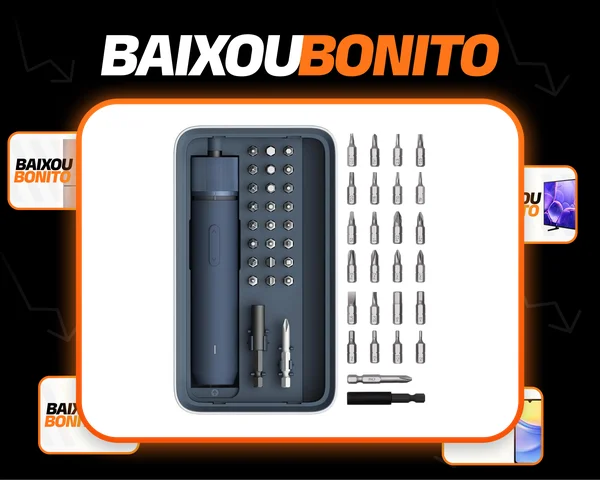 Hoto Kit De Chave De Fenda Elétrica Sem Fio 3,6 V