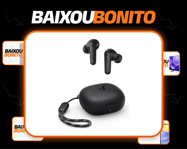 Fone De Ouvido Soundcore By Anker P20i Graves Poderosos E Impactantes Bluetooth 5.3 30h De Reprodução Resistência À Água 2 Mics Ia Para Chamadas Claras Personalização De Som Via App Cor Preto