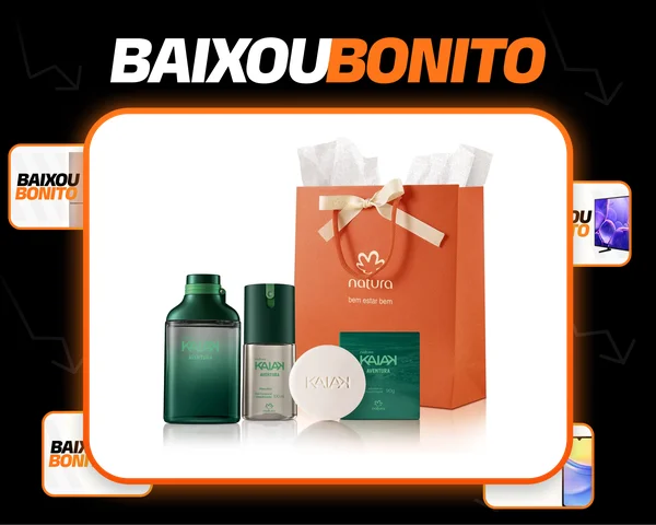 Presente Kit Kaiak Aventura Masculino Natura Original