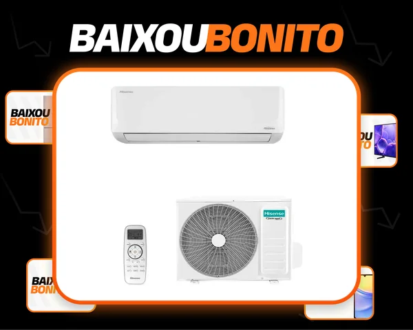 Ar Condicionado Split Hi Wall Hisense Connect Inverter 12.000 Btus Frio R-32