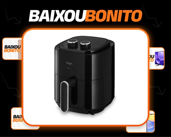 Fritadeira Air Fryer Elétrica Start Fry 3,5l Elgin