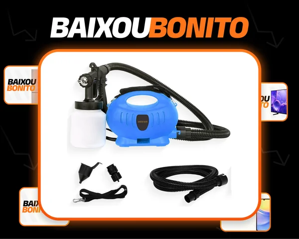 Pistola Pintura Eletrica Pulverizador Tinta Paint Pro 127V