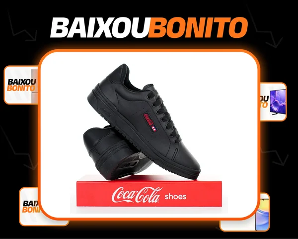 Tênis Masculino Coca-cola March Maverick Casual Basico Leve