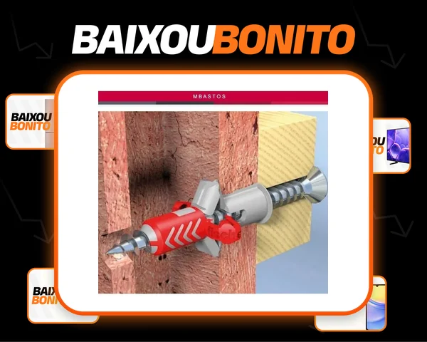 Bucha Nylon Duopower 6mm Fischer - 50 Unid